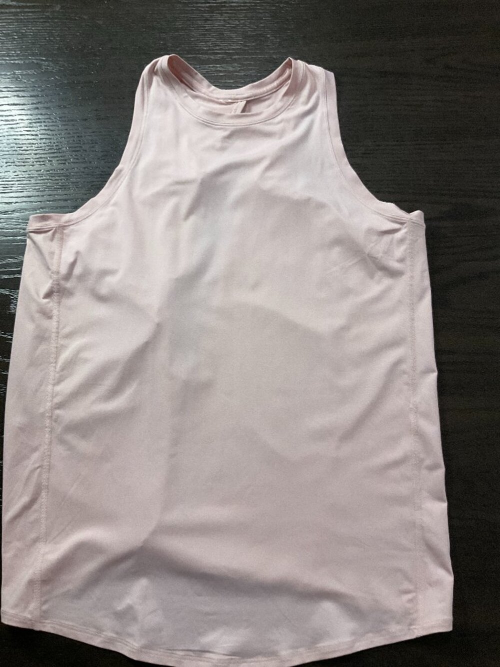 lululemon Light Pink Split Back Training Tank Top Sleeveless Activewear